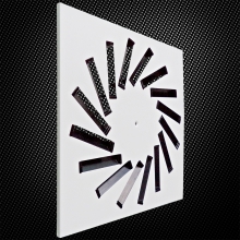 SQUARE SWIRL DIFFUSER-SIDE