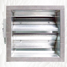 GGVCD- GALVANIZED VOLUME CONTROL DAMPER -FLANGE TYPE - FRONT