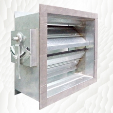 GGVCD- GALVANIZED VOLUME CONTROL DAMPER -FLANGE TYPE-SIDE