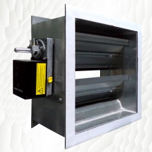 MOTORIZED VOLUME CONTROL DAMPER - SIDE